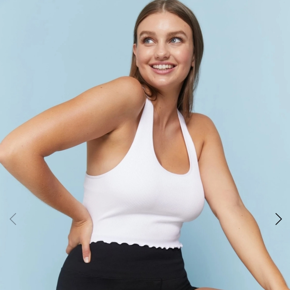 Spiritual Gangster Loved Crop Tank White